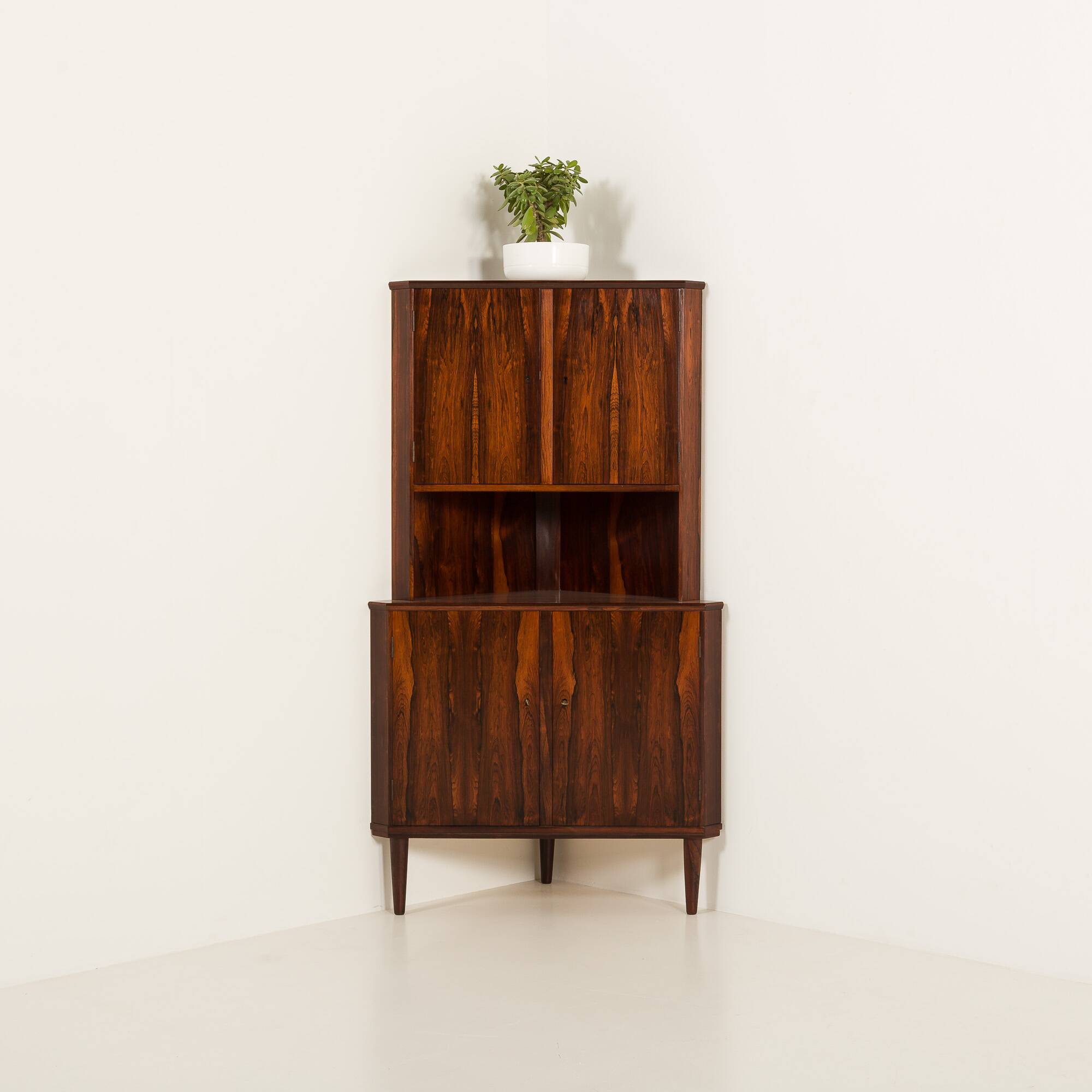 Danish mid century corner cabinet attr. to Carlo Jansen 1960s