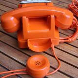 Socotel S63 orange/beige 70's phone