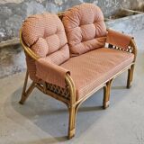 Italian wicker sofa