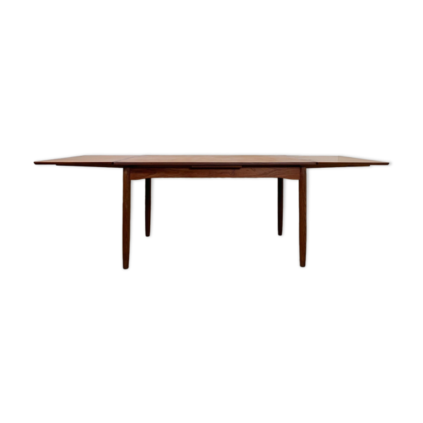 Table à manger extensible danoise à teak 1960