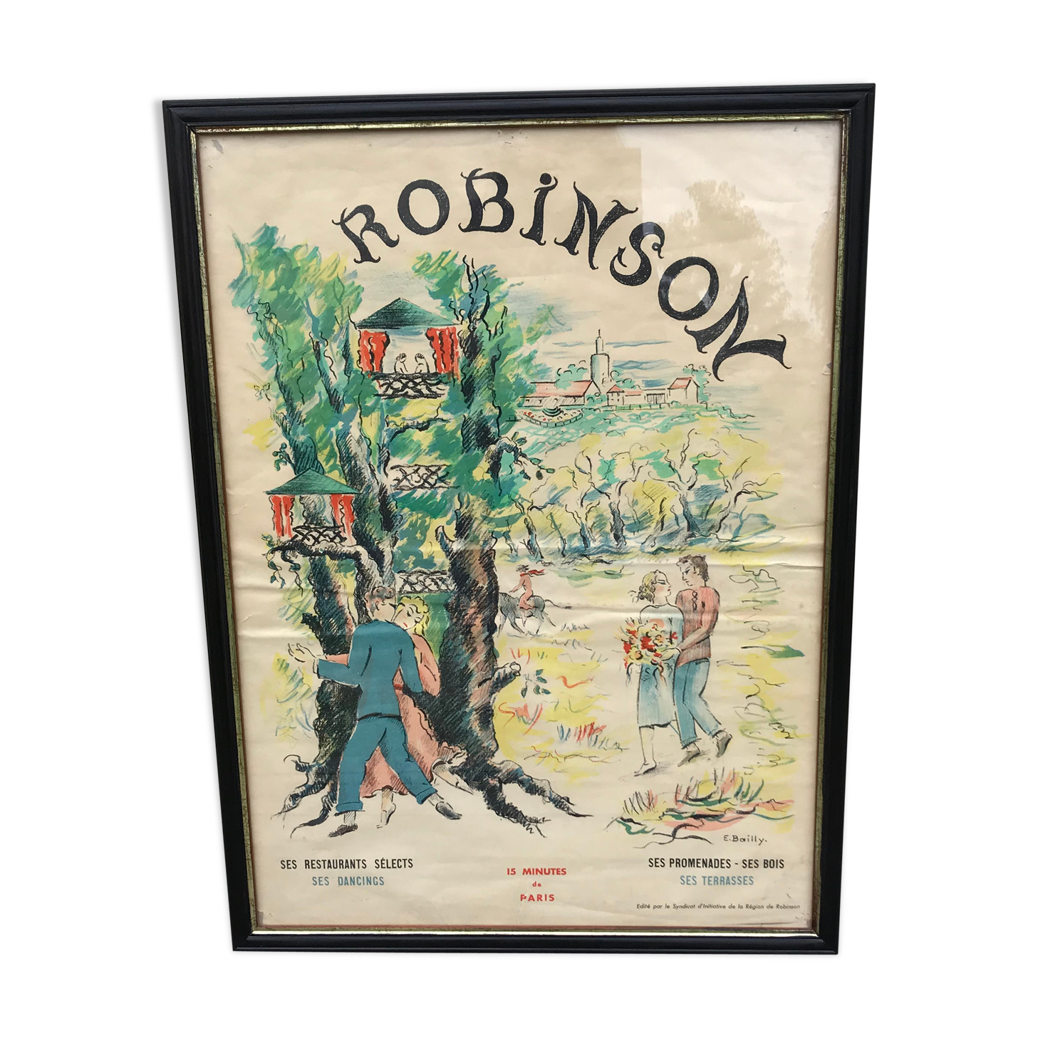 Original Robinson framed poster