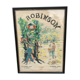 Original Robinson framed poster