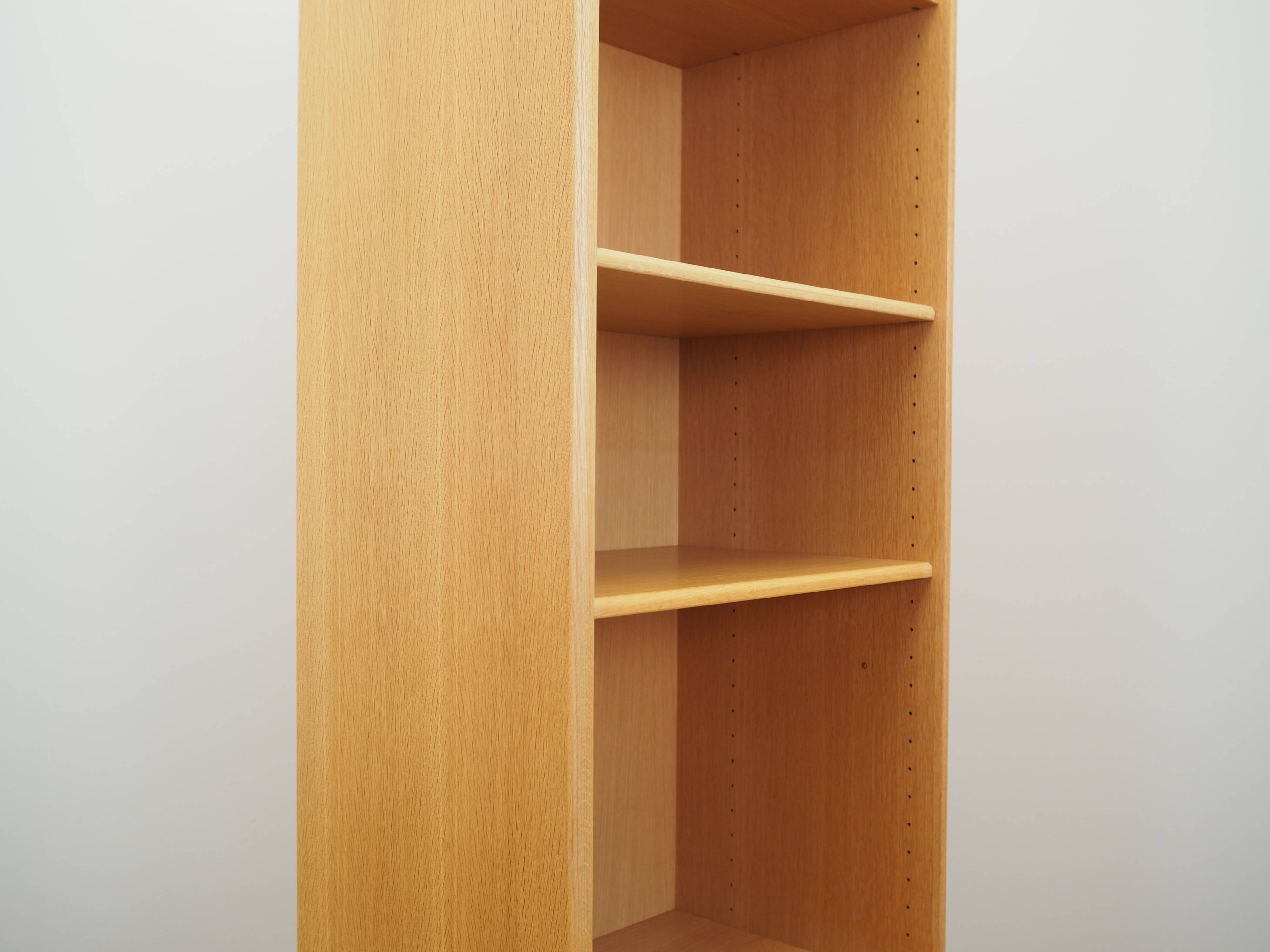 Ash bookcase, Danish design, 1960s, production: Denmark