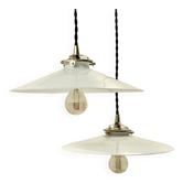 Pairs of bistro opalines 1920 smooth edges