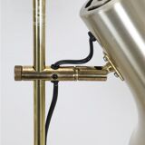 Lyskær Belysning double spot floor lamp / reading lamp / brass / 1970s / Danish modern design