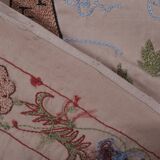 Hand knotted rug, vintage turkish rug 52x190 cm