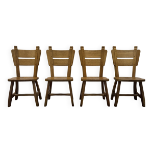 4 Chaises brutalistes