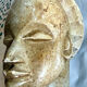 Large african sculpture in steatite stone signed lewanga – art
