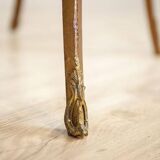 Mahogany Sewing Table with Brass Details, 1890s