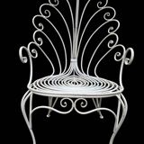 Set de 2 fauteuils Provençaux en fer forgé des années 60