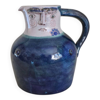 Cruche Robert & Jean Cloutier
Pichet anthropomorphique bleu
