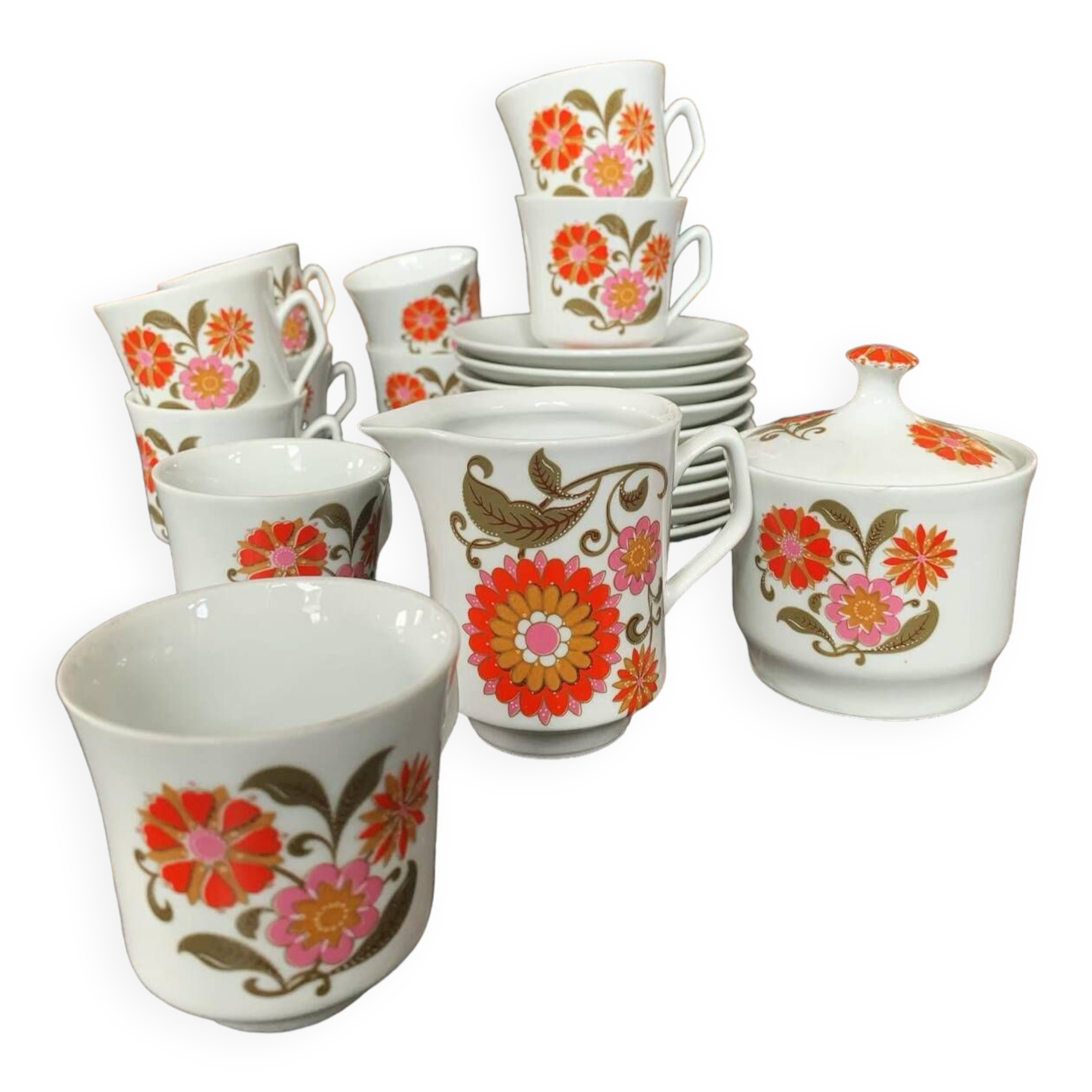 Porcelain coffee service