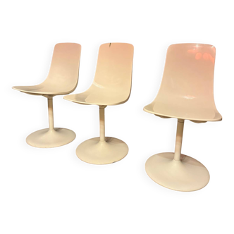 Lot de 3 chaises « Pauline » par Thibault Desombre