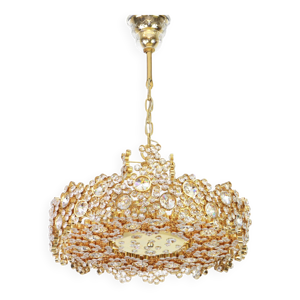 lustre en laiton doré