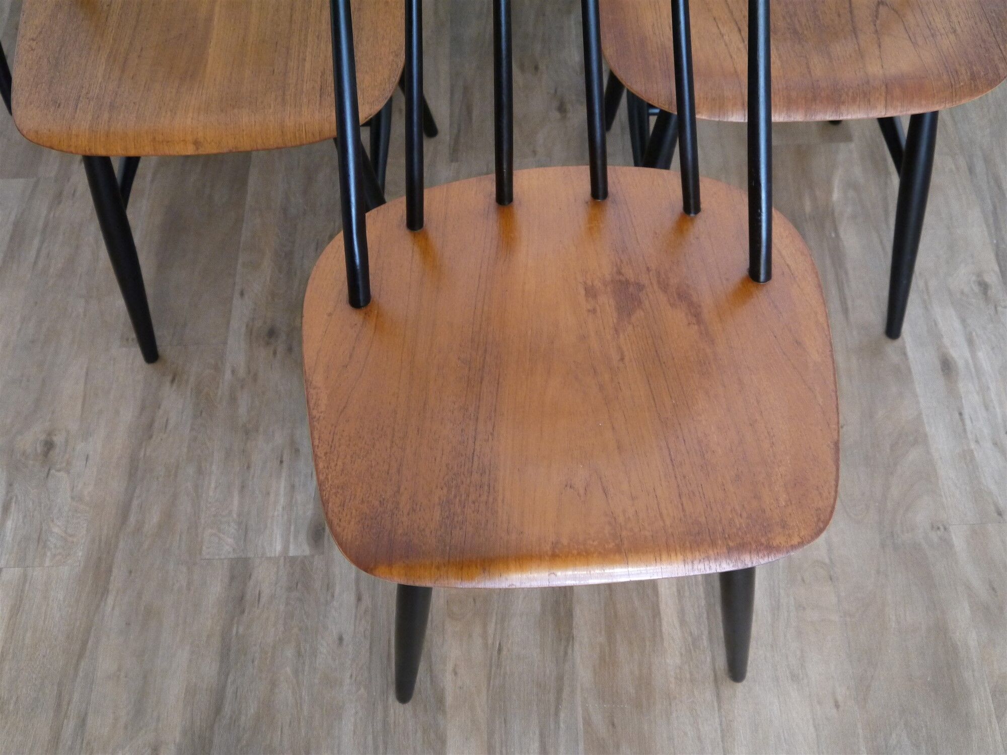 Lot of 6 Fanett chairs by Ilmari Tapiovaara