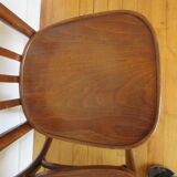 3 Baumann curved wood bistro chairs