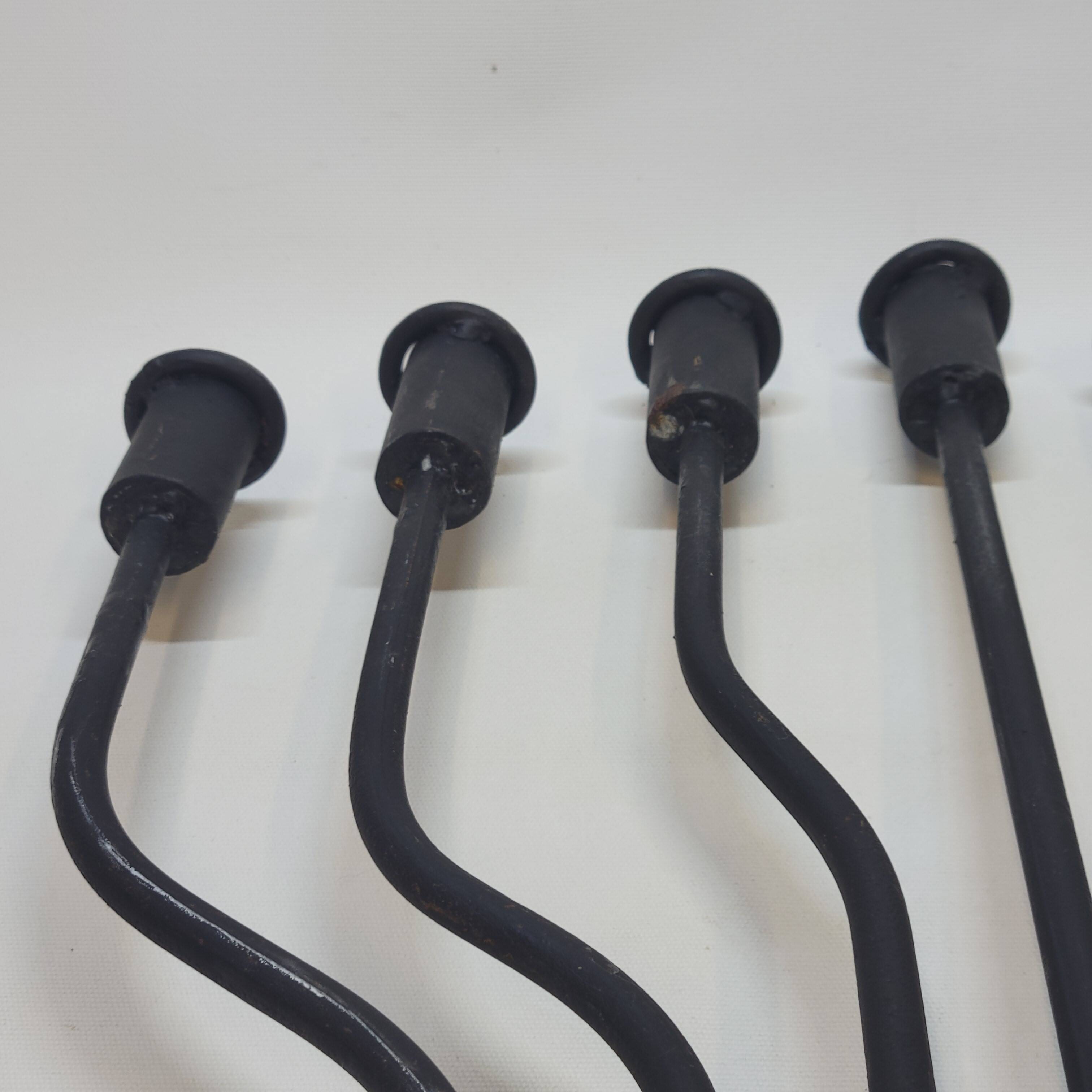 FOLK ART - JUDAICA Menorah Old Candlestick 7 arms of light in wrought iron