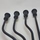 FOLK ART - JUDAICA Menorah Old Candlestick 7 arms of light in wrought iron