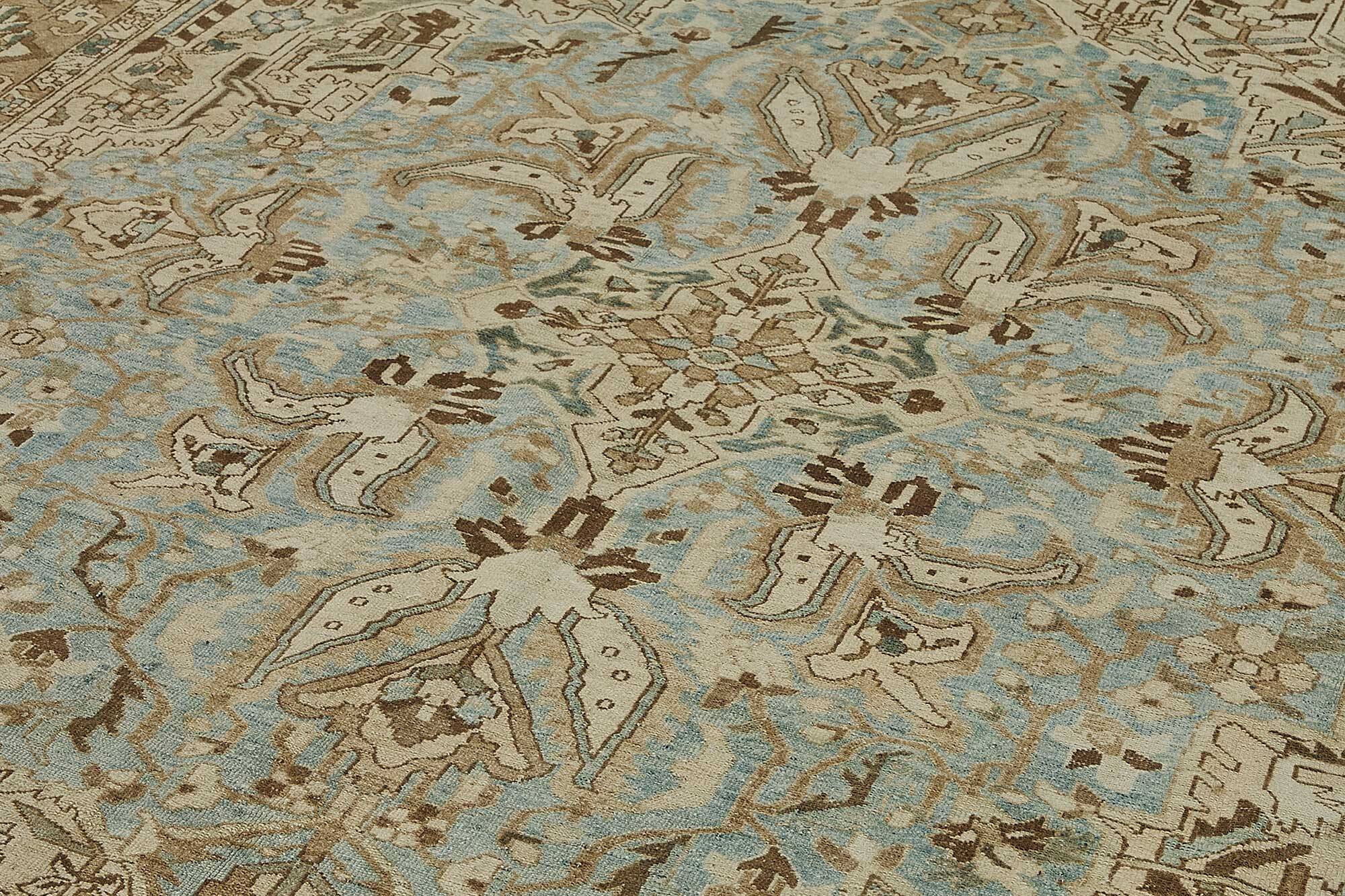 Tapis vintage unique fait à la main 305 cm x 487 cm