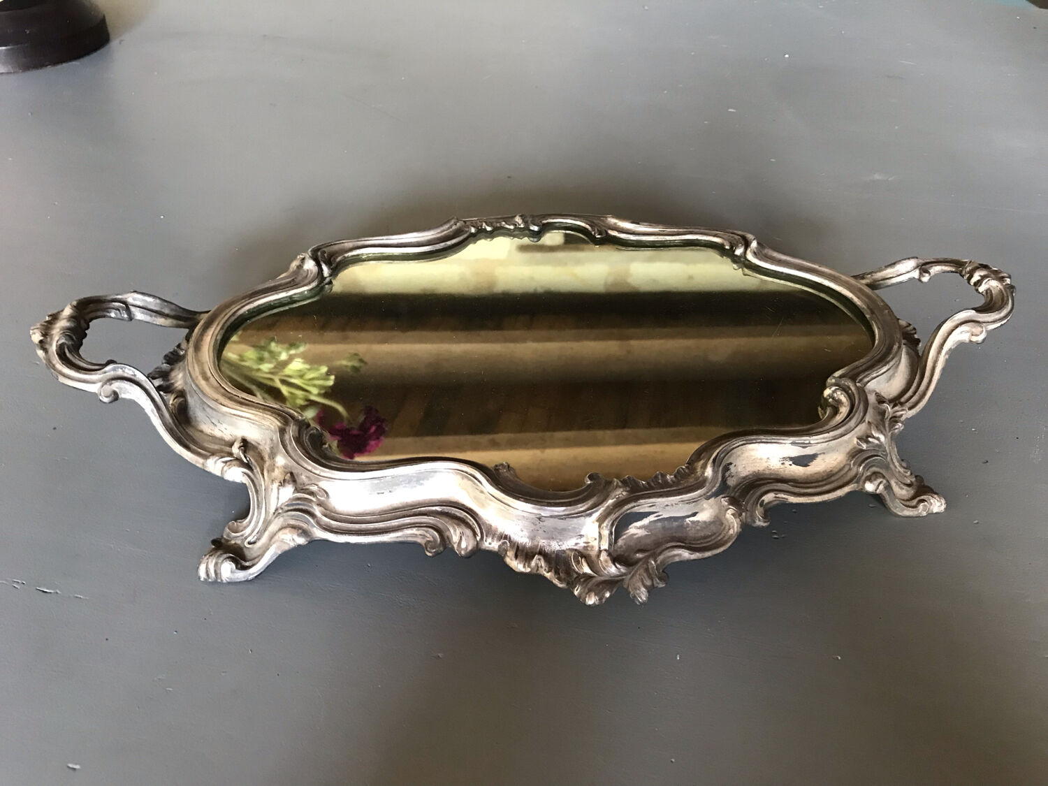 Mirror tray regulates it