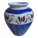 Vase en céramique peint et signé vintage