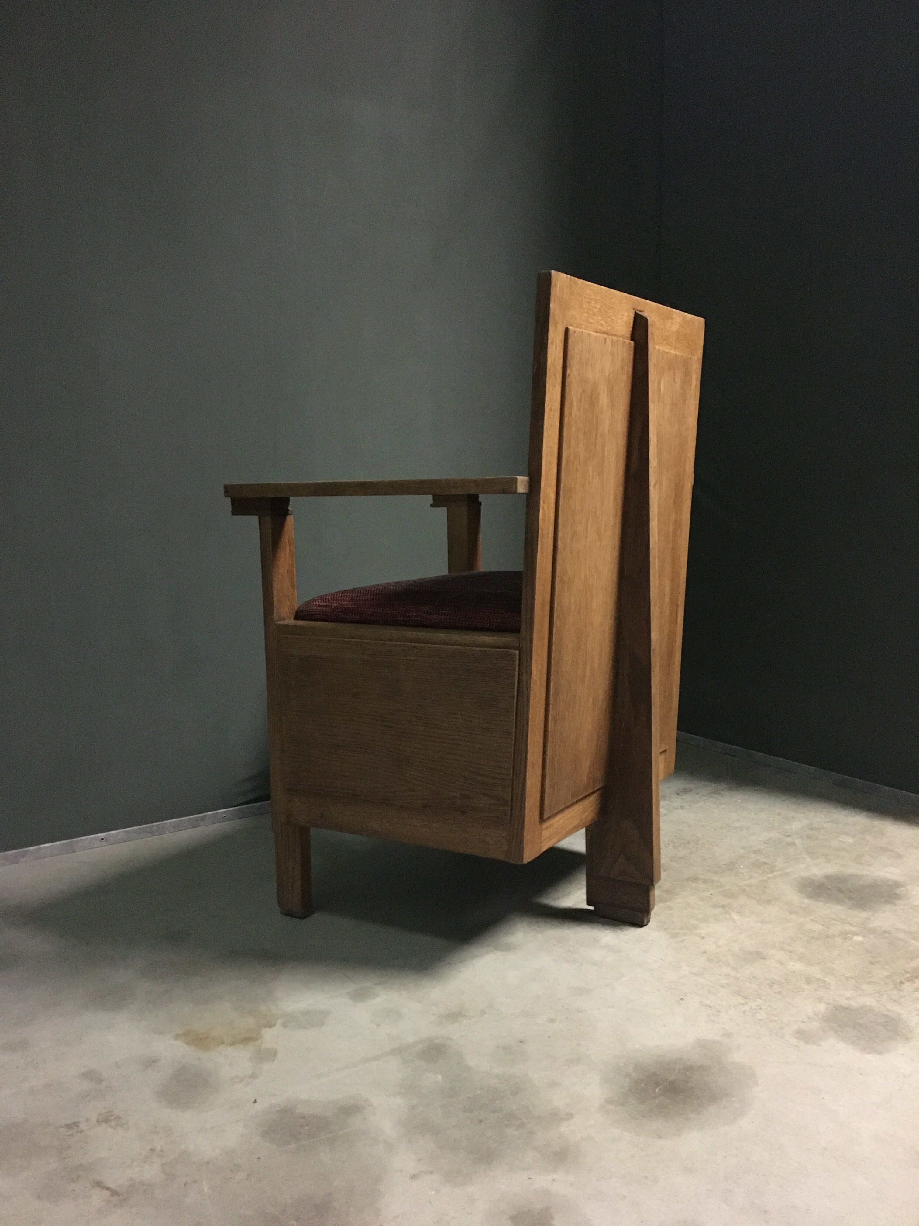 Fauteuil hollandais à 3 pieds des années 1920