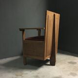 Rare Dutch  3 leg lounge chair 1920's