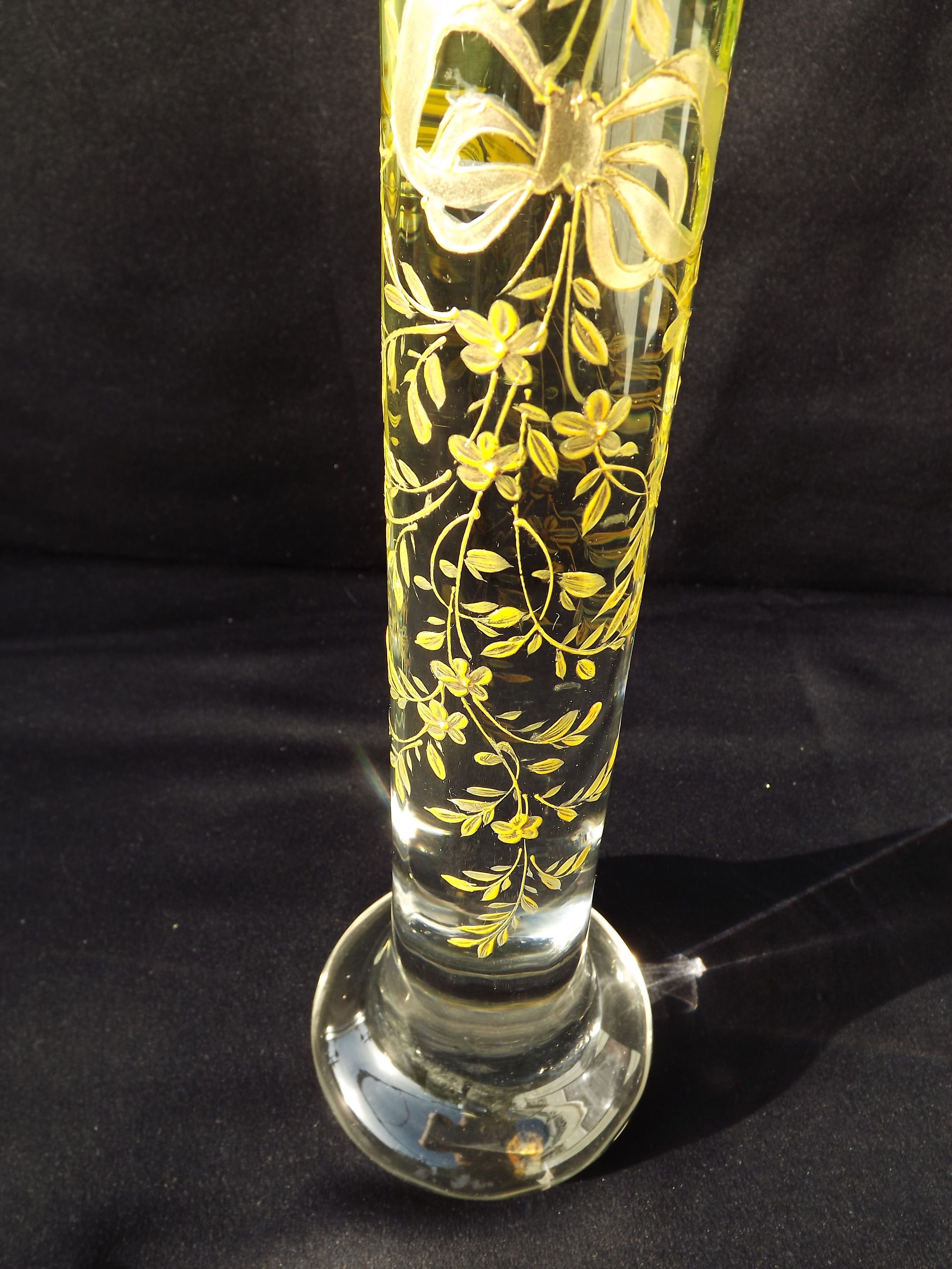 Vase art nouveau Moser