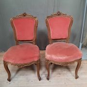 Pair of Louis XV style chairs