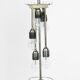 XXL glass pendant lamp by Doria | Mid Century Modern  | Brutalist Desogn