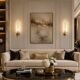 Rare Set of 2 Luxury Barovier e Toso Leaf Wall Light
