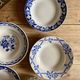 Lot de 6 assiettes creuses vintage dépareillées