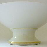 Gold-leated white Paris porcelain plate