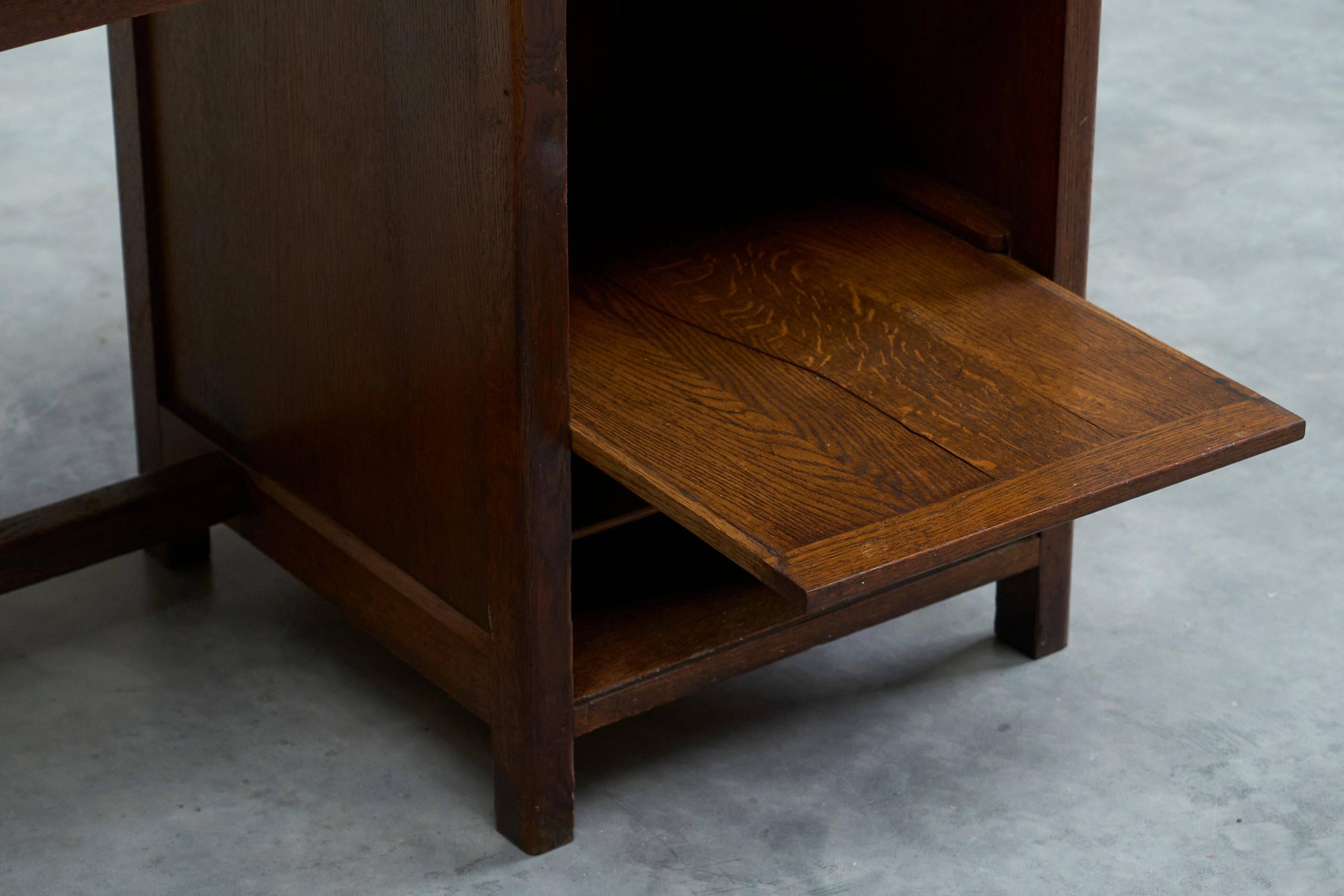 AVEA Furniture Solid Oak Desk 1930s
