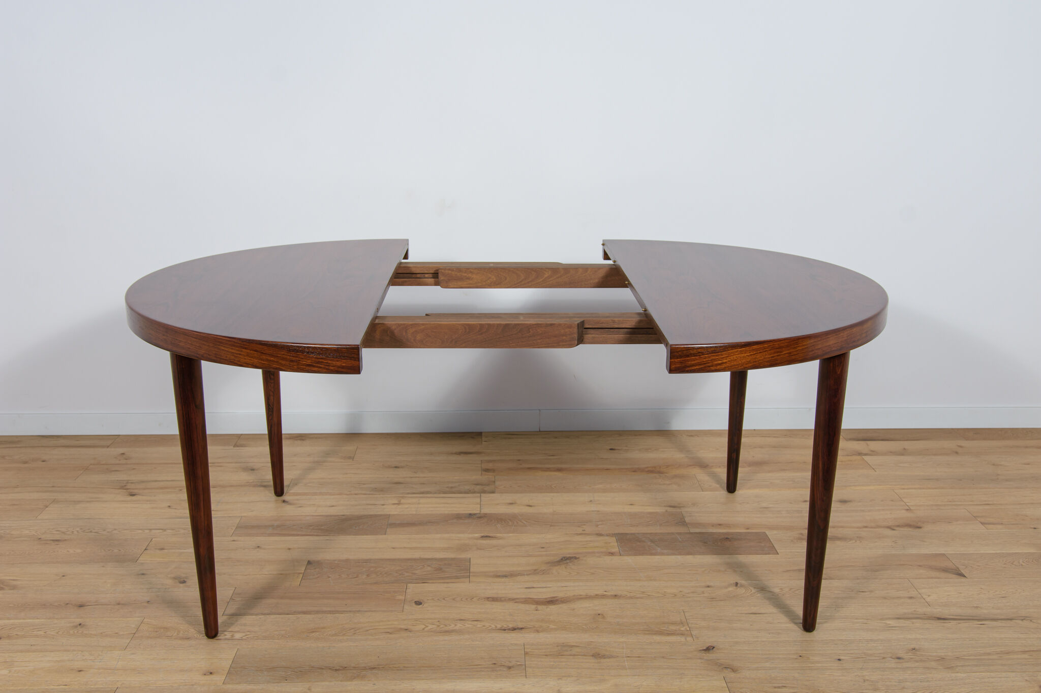 Mid-century extendable rosewood dining table by Kai Kristiansen for Feldballes Furniture Factory, 1960s
