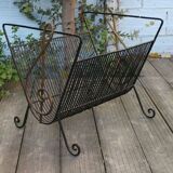 Magazine rack wrought iron