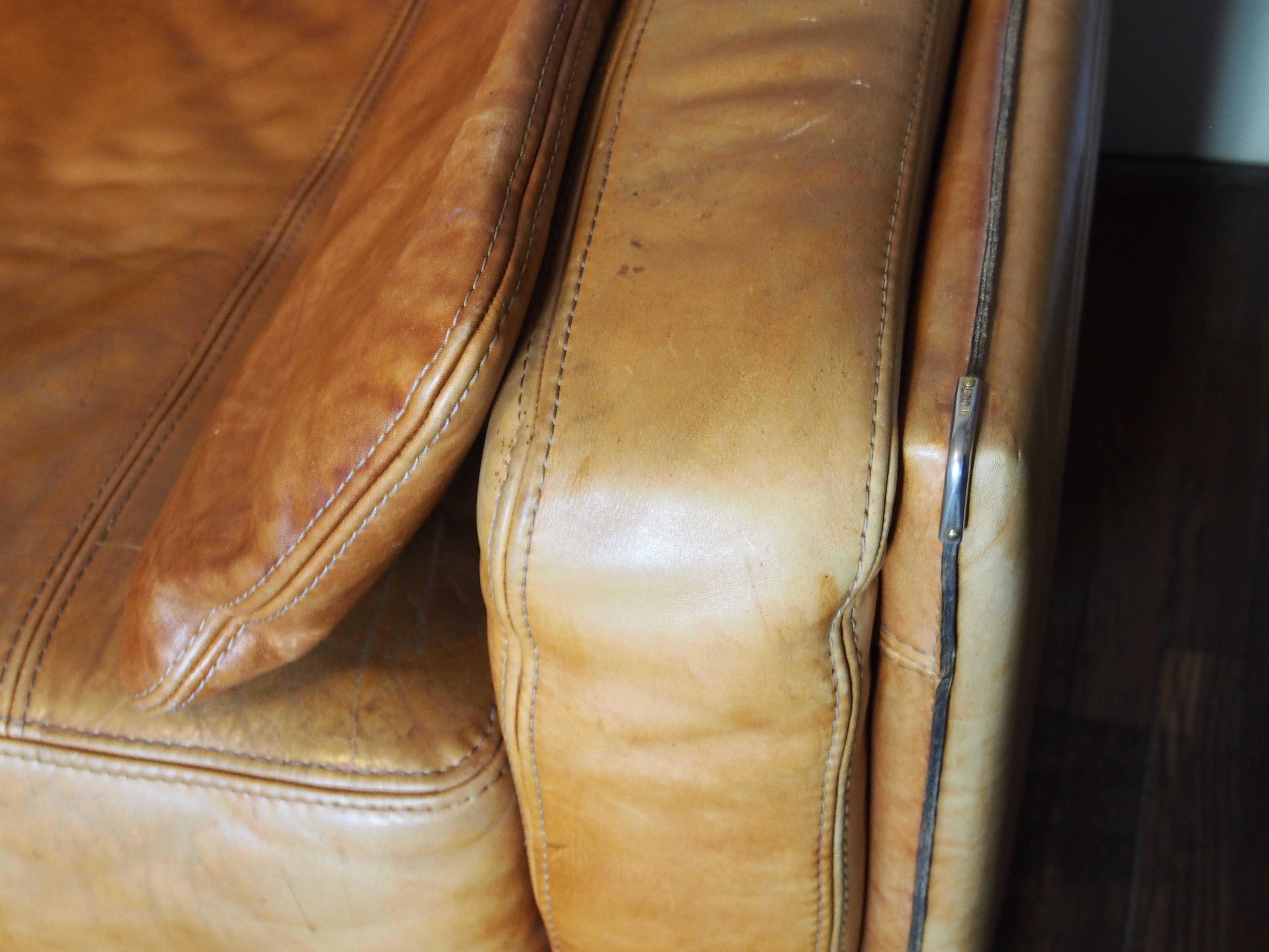 Marco Milisich leather sofa for Baxter Arcon