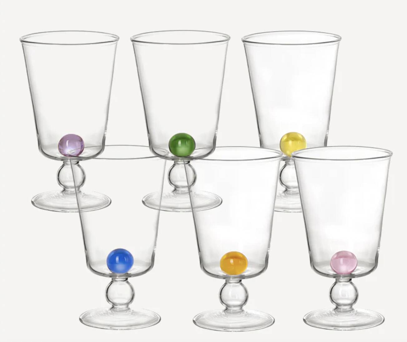 6 Glasses 2 Balls