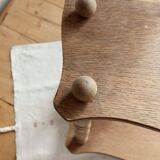 Vintage wooden wall shelf in Napoléon III style – 2 levels