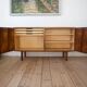 Cabinet danois de bois de rose du milieu du siècle par Poul Hundevad pour Carlo Jensen, années 1960.