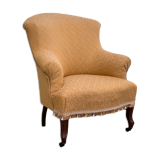 Toad armchair style Napoleon III fringe pompoms