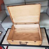 Vintage wooden suitcase