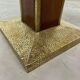 Jugendstil coffee table with hammered decoration.