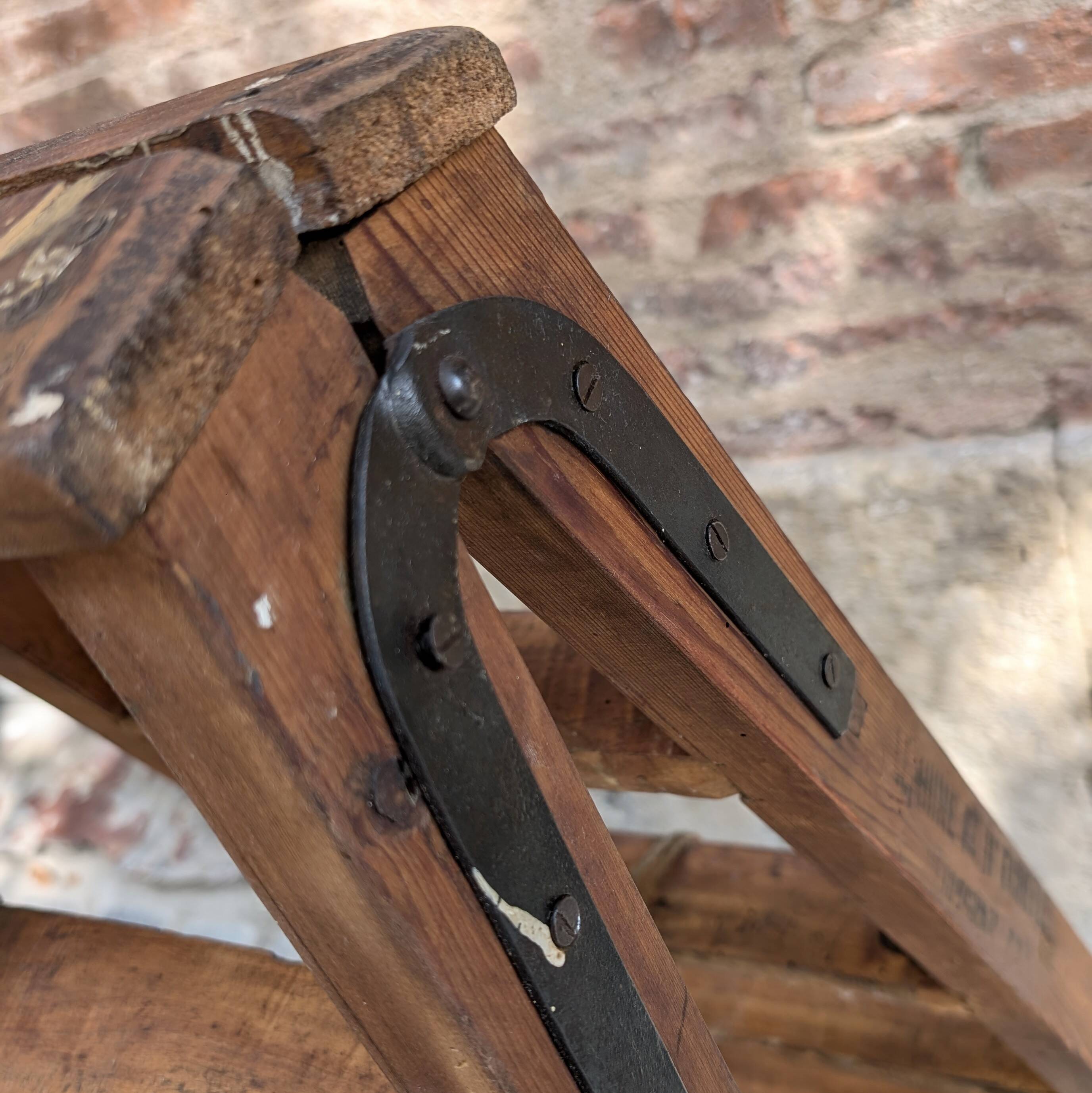 Old painter's stepladder