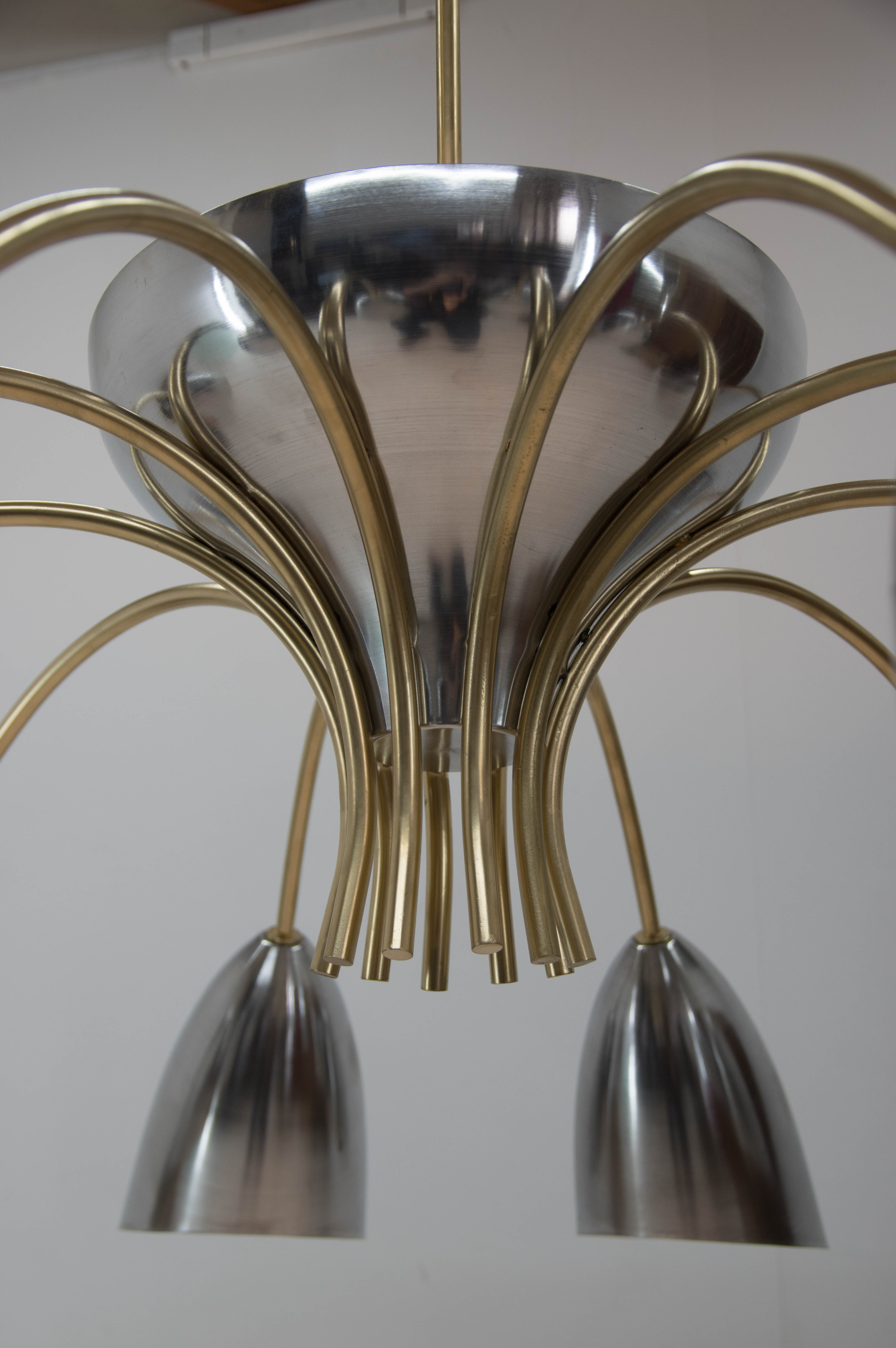 Huge space age chandelier, 1960