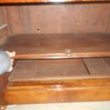 Secretary of the period walnut restoration of the XIXth century