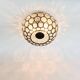 Large Mid-Century Glass Ceiling Light from Limburg, Germany, 1960s