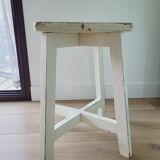 Wood workshop stool