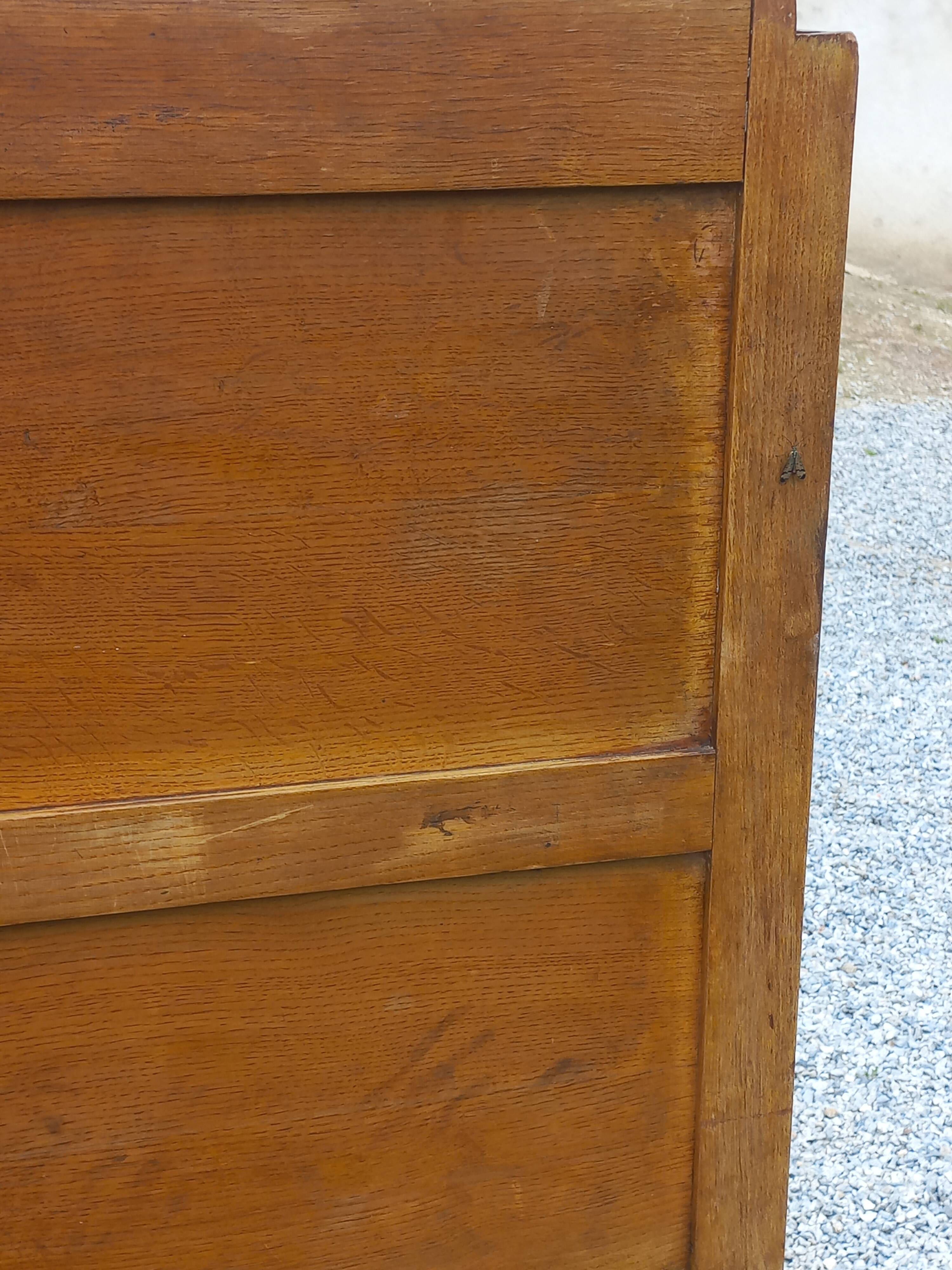 Oak craft cabinet with 5 drawers from the 1930s/1950s