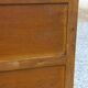 Oak craft cabinet with 5 drawers from the 1930s/1950s